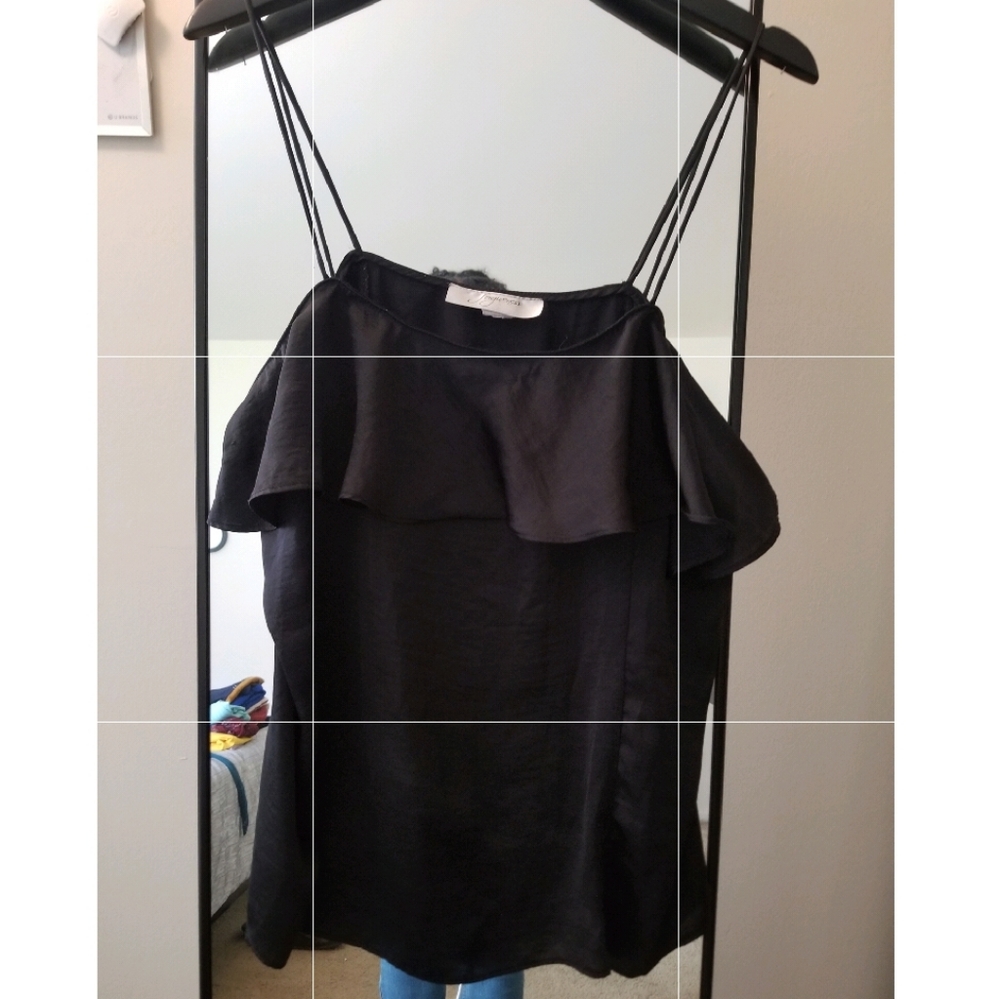 Ruffle Silk Cami